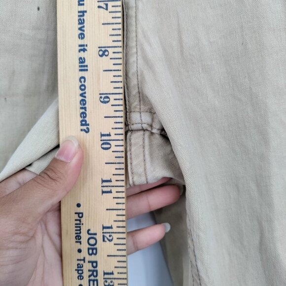 Obey Propaganda Mid-Rise Straight Khaki Pants Slim Skinny Stretch 32 Mens Tan - Picture 16 of 16